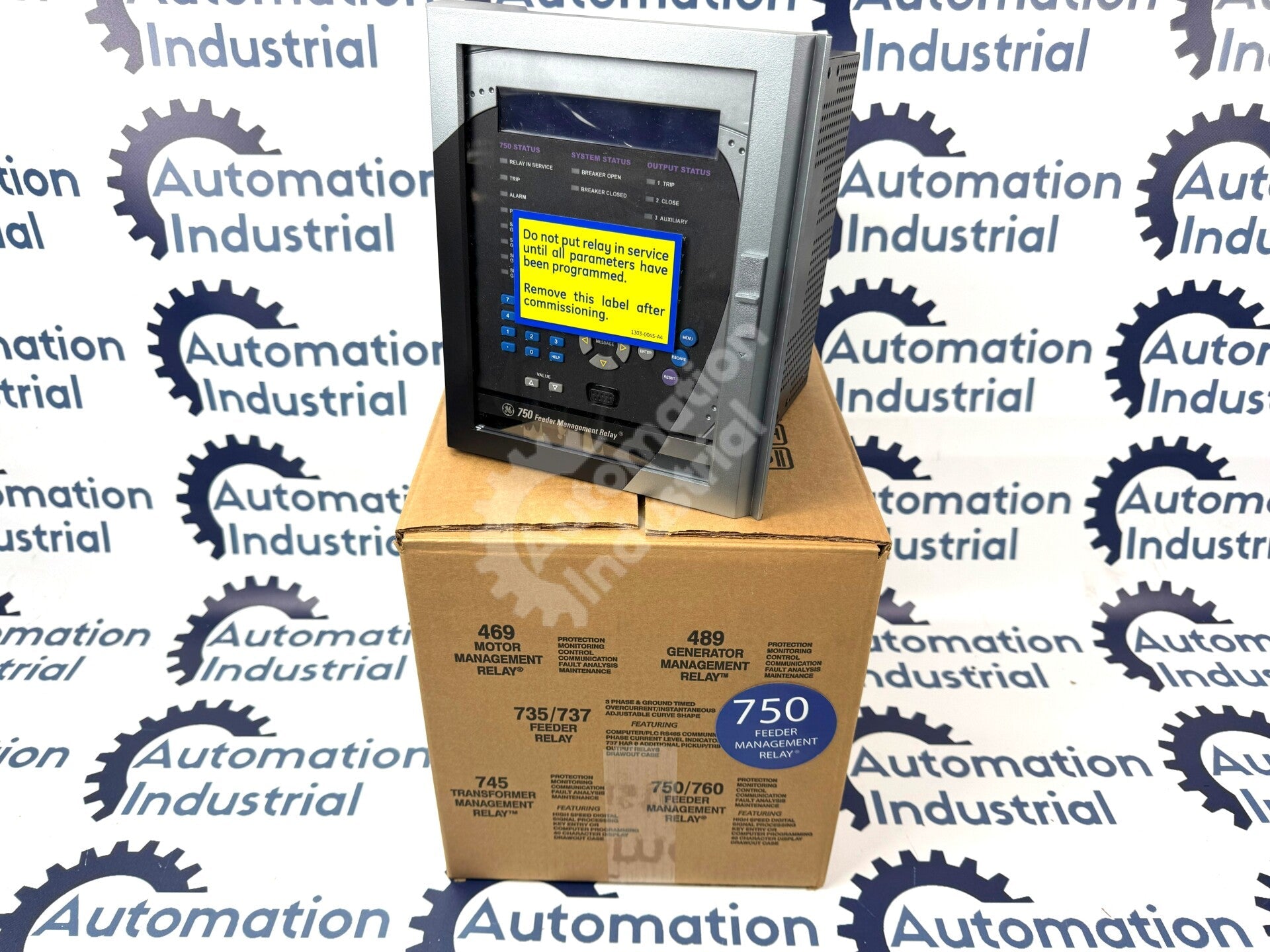 GE Multilin 750-P5-G5-S5-LO-A20-R-E Feeder Management Relay