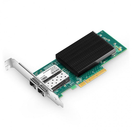 Intel XXV710 Based Ethernet Network Interface Card, 25G Dual-Port SFP28, PCIe 3.0 x 8, Comparable to Intel XXV710-DA2, Full Height&Low Profile