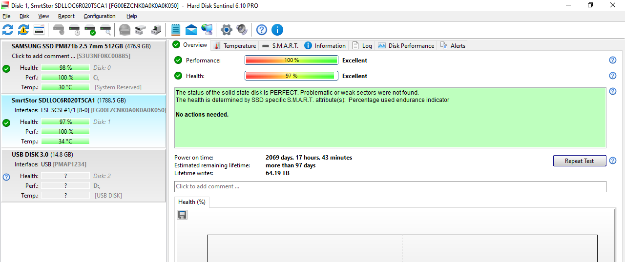 Sandisk 2TB Optimus TXA2E2 ECO eMLC Enterprise Grade 2.5'' 6Gbps SAS SSD (SDLLOC6R-020T-5CA1)