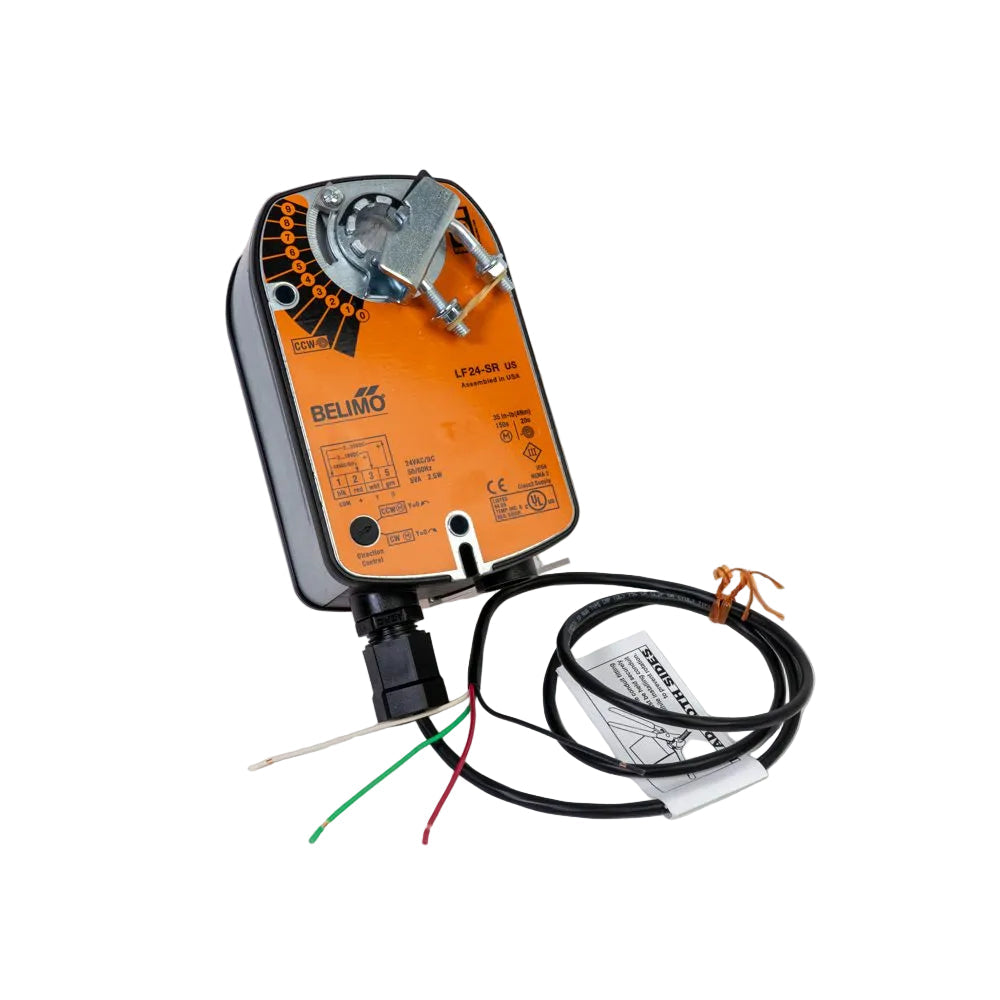 LF24-SR-S US | Belimo Modulating Spring Return Damper Actuator 35 In Lb 24V