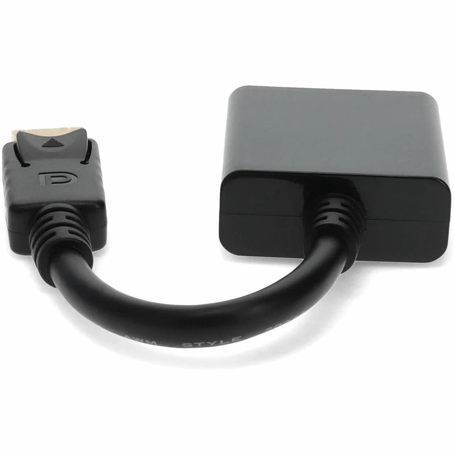 AddOn Lenovo&reg; 45J7915 Compatible DisplayPort 1.2 Male to DVI-I (29 pin) Female Black Adapter Which Requires DP++ For Resolution Up to 2560x1600 (WQXGA)