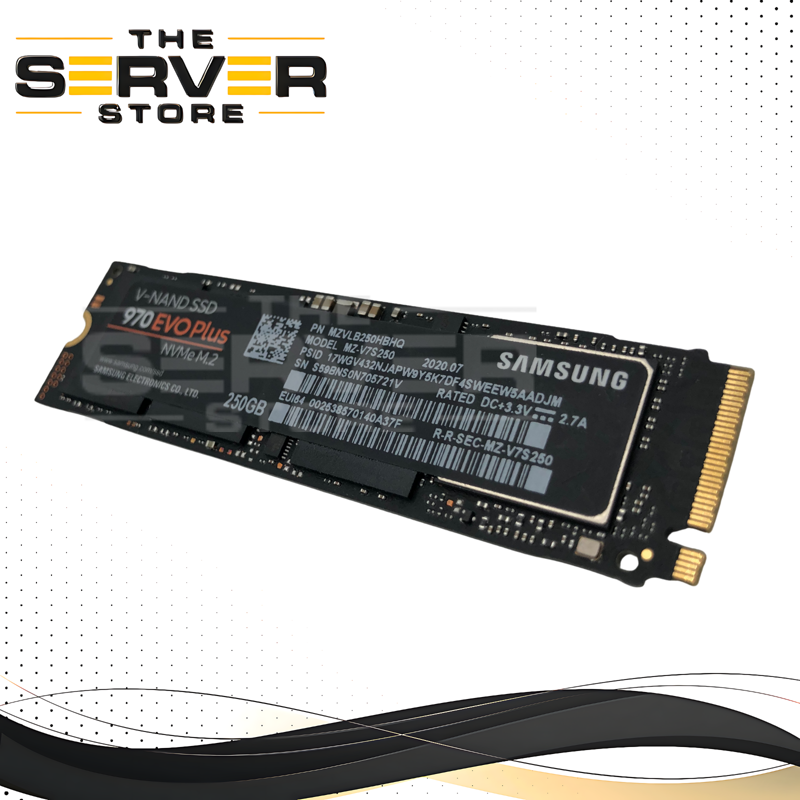 Samsung 970 EVO Plus 250GB PCIe Gen3 x4 NVMe M.2 2280 SSD MZ-V7S250 MZVLB250HBHQ