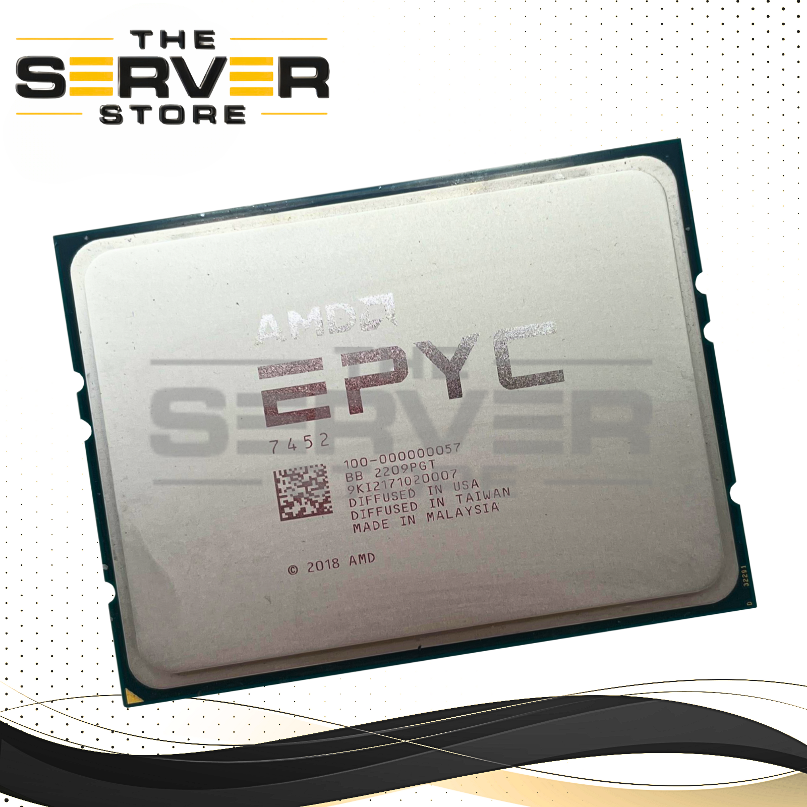 AMD EPYC 7452 2.35GHz 32 Core 128MB 155W SP3 CPU (Dell Locked) 100-000000057
