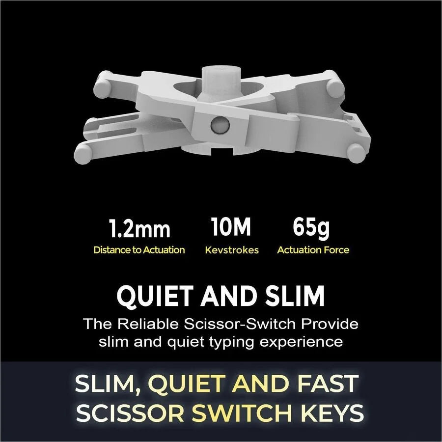 Adesso Portable Keyboard/Cover Case for 10.9" to 11" Apple iPad Pro 11 (2018), iPad Pro 11 (2020), iPad Pro 11 (2021), iPad Pro 11 (2022), iPad Air (4th Generation), iPad Air (5th Generation), iPad Air (6th Generation) Tablet - English (US) Keyboard