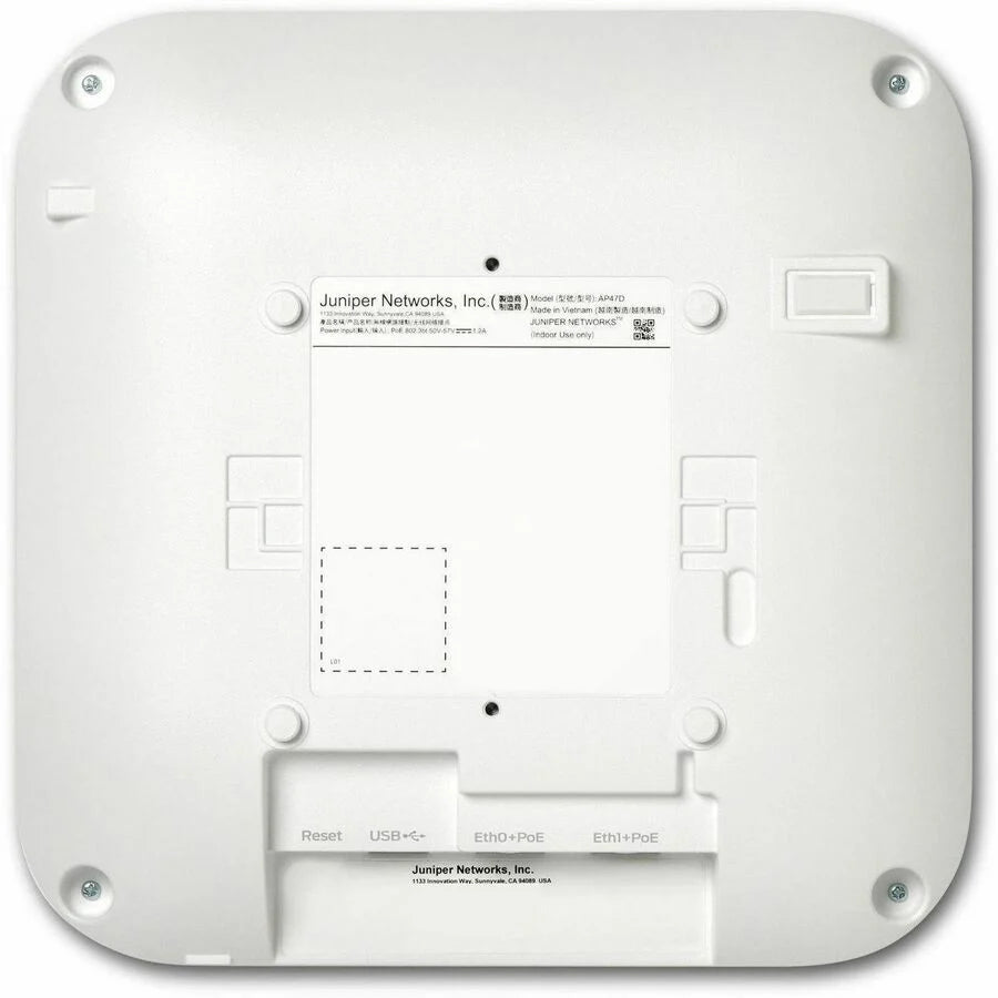 Mist AP47D Tri Band Wi-Fi 7 IEEE 802.11 a/b/g/n/ac/ax/be 28.80 Gbit/s Wireless Access Point - Indoor