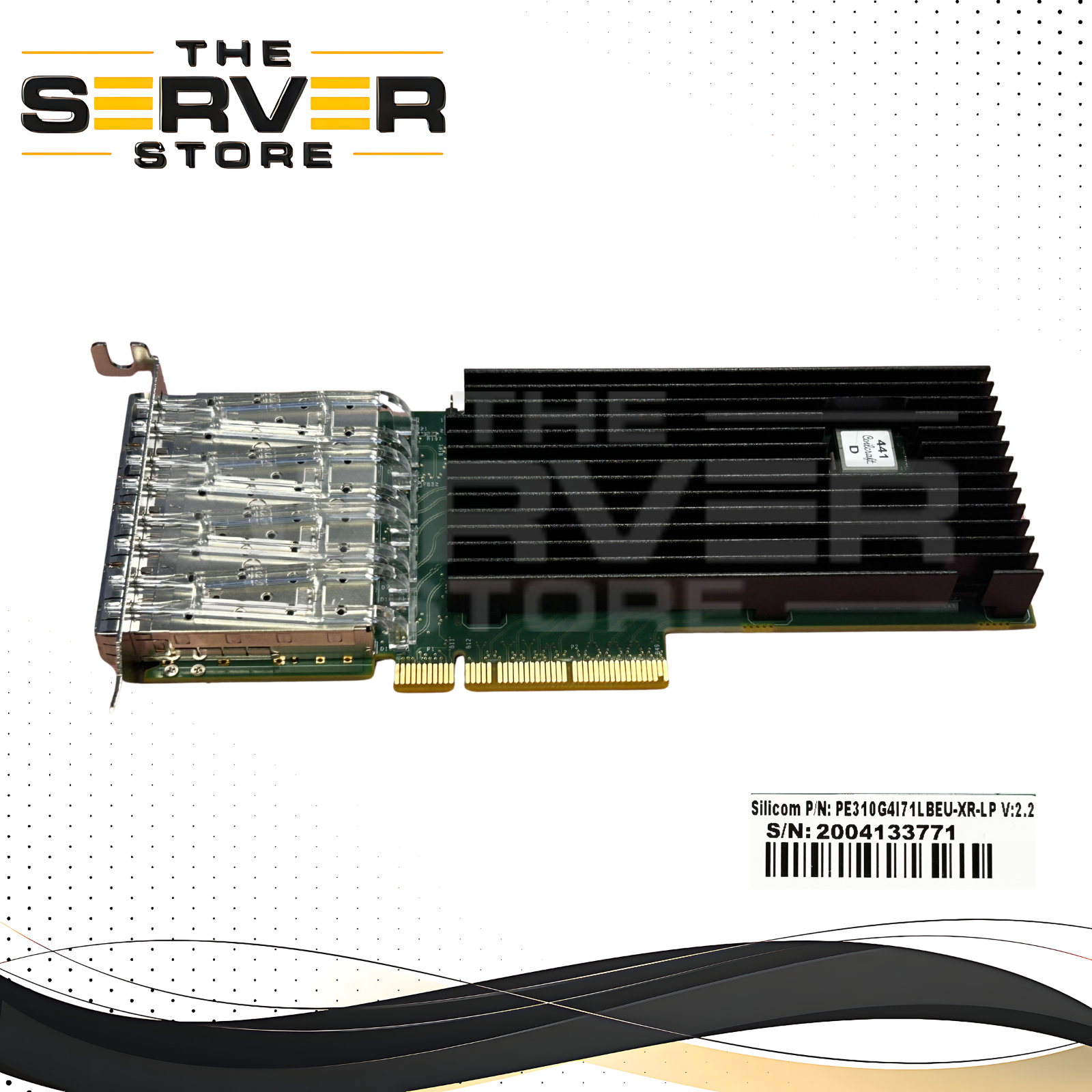 Silicom 10GbE Quad-Port SFP+ Intel XL710 PCIe 3.0 x8 NIC PE310G4I71LBEU-XR-LP
