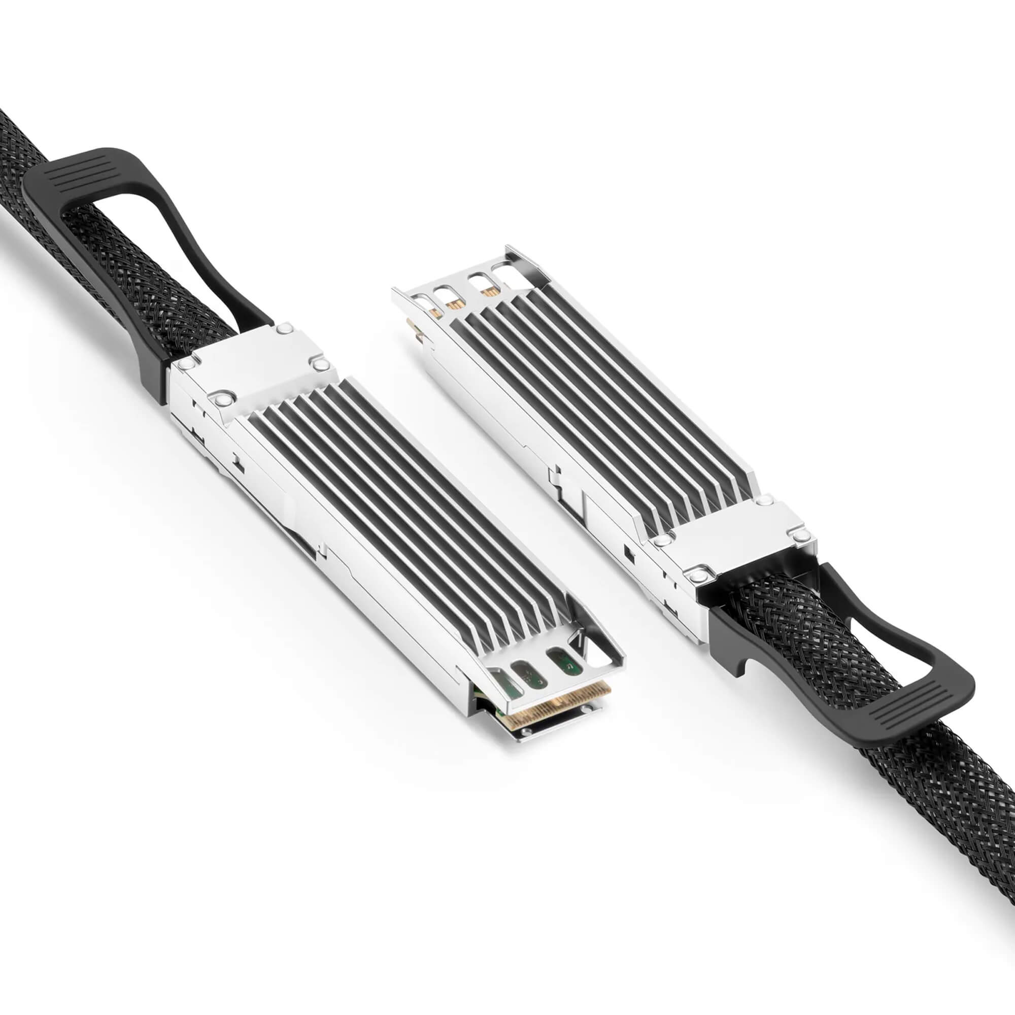 NSComm NVIDIA/Mellanox Compatible 800G OSFP Finned Top Ethernet Active Electrical Cable up to 5m(16ft)