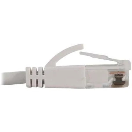 Eaton Tripp Lite Series Cat6a 10G Snagless Molded Slim UTP Ethernet Cable (RJ45 M/M), PoE, White, 10 ft. (3.1 m)
