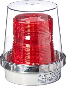 Edwards Signaling 90R-N5 120 VAC Red Xenon Flashing Strobe Beacon for Industrial Warning