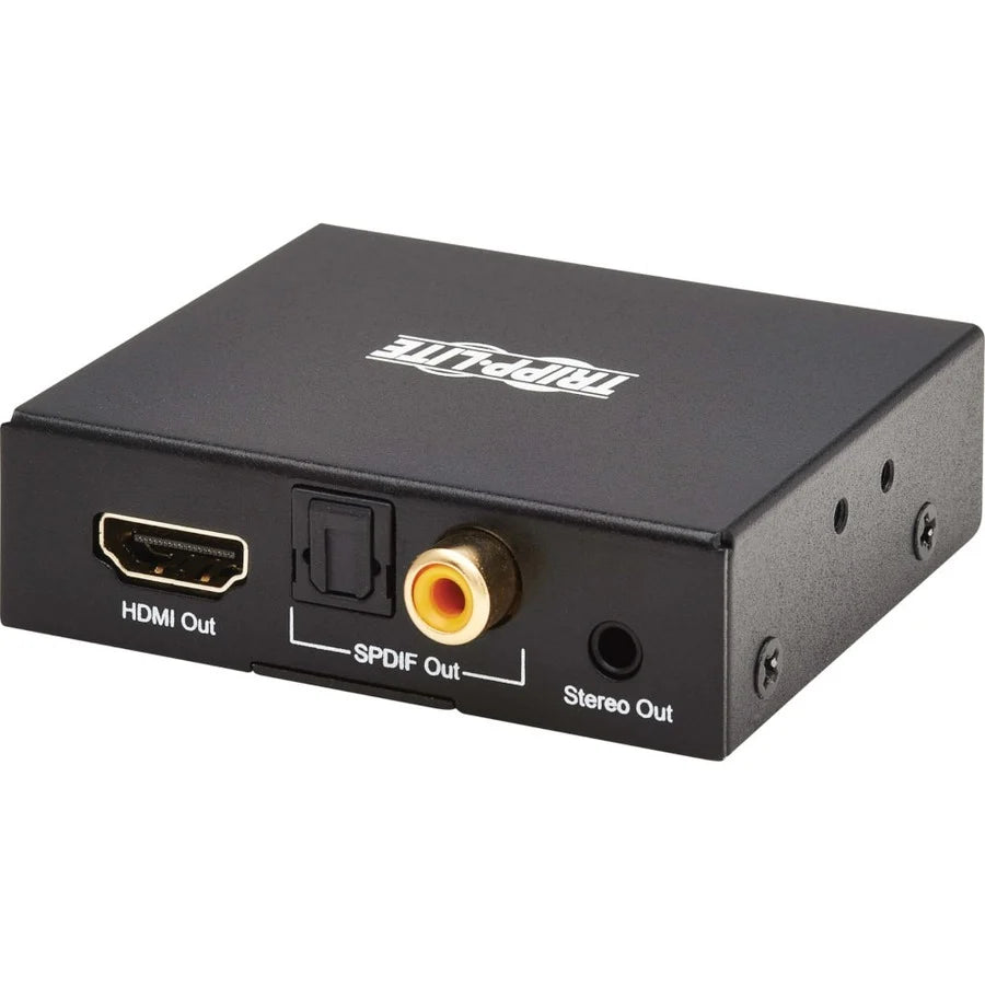 Eaton Tripp Lite Series 4K HDMI Audio De-Embedder/Extractor with TOSLINK, RCA and 3.5 mm Stereo Output, 5.1 Channel, HDCP 2.2, 4K 60 Hz