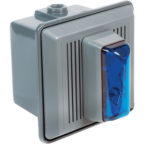 Edwards Signaling 867STRB-AQ Surface-Mount 24 VAC/VDC Blue Xenon Horn/Strobe