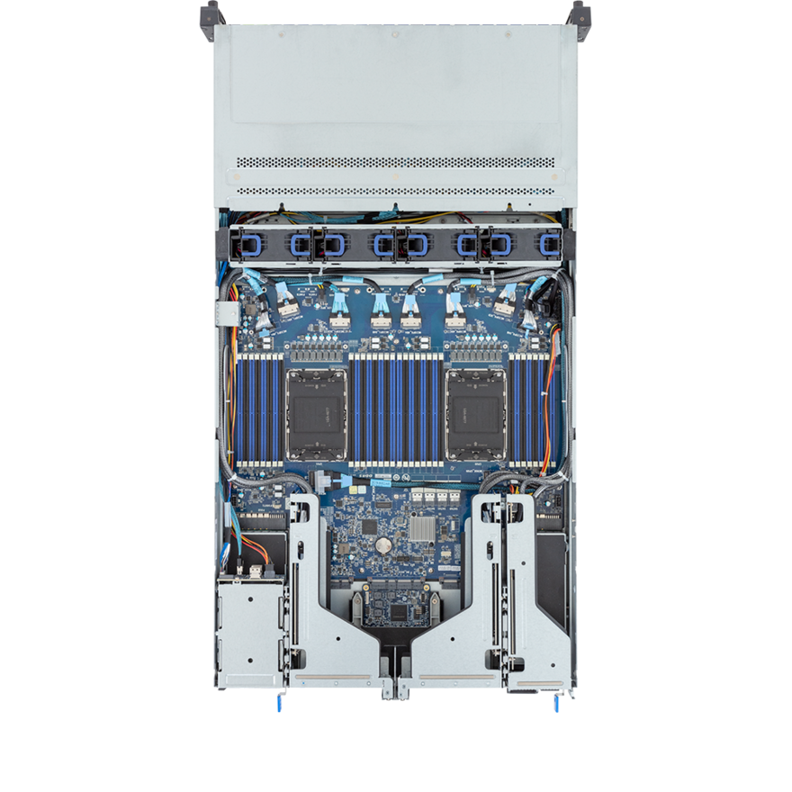 GIGABYTE R283-S92-AAE4 2U Databases Applications and Web Server with 16-Core Intel Xeon 32GB DDR5 SSD – Fully Customizable
