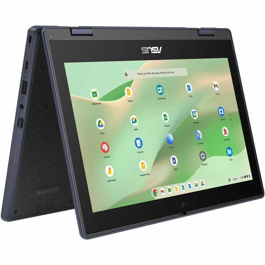 Asus Chromebook CR11 CR1104CTA-YZ84T 11.6" Touchscreen Rugged Chromebook - HD - Intel N-Series N150 - 8 GB - 64 GB Flash Memory - Mineral Gray