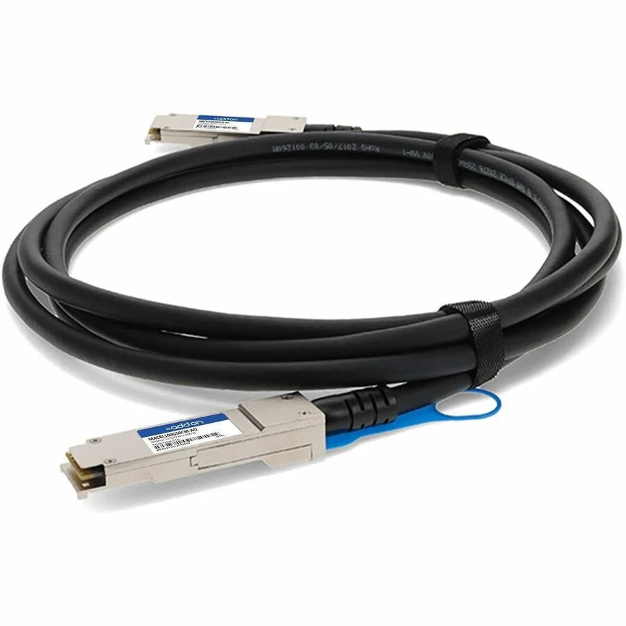 AddOn Cisco Meraki&reg; Compatible TAA Compliant 100GBase-CU QSFP28 Direct Attach Cable (Passive Twinax, 0.5m)