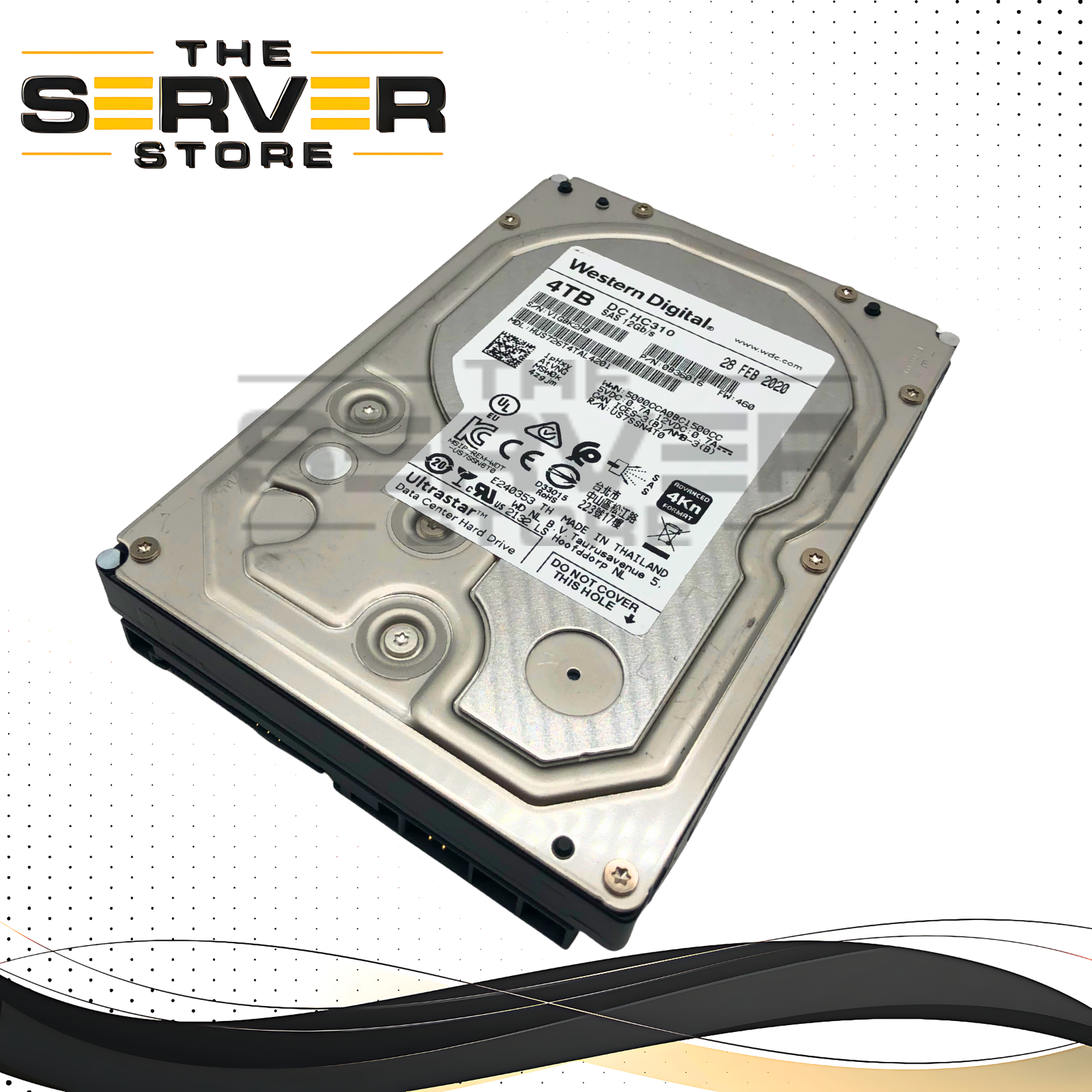 Western Digital Ultrastar DC HC310 4TB 7.2K SAS 12G 3.5" 4Kn HDD 0B36016 HUS726T4TAL4201