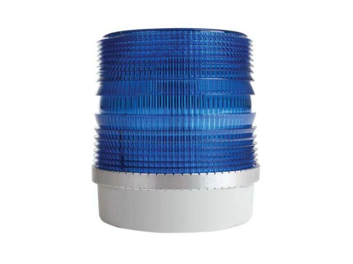 Edwards Signaling 92B-N5 120 VAC Blue Xenon Flashing Strobe Light for Industrial Warning