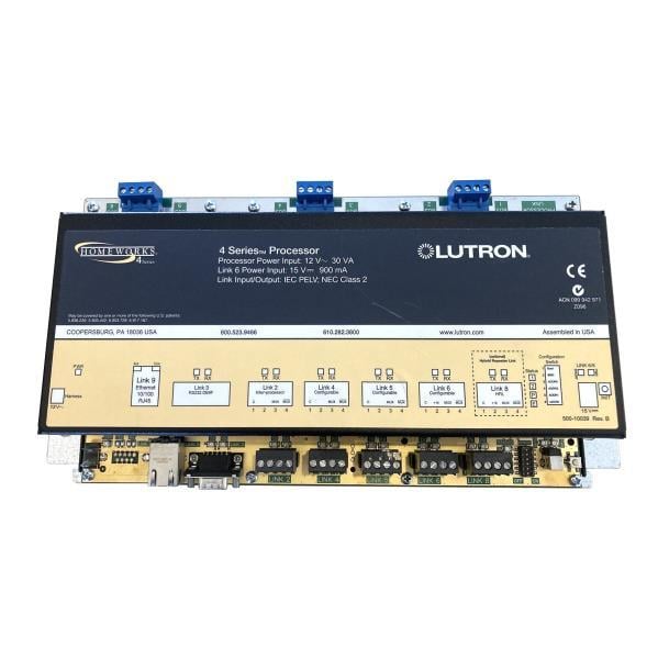 Lutron H4P5-HRL-120 HomeWorks Lighting Processor Hybrid Repeater Controller 120V