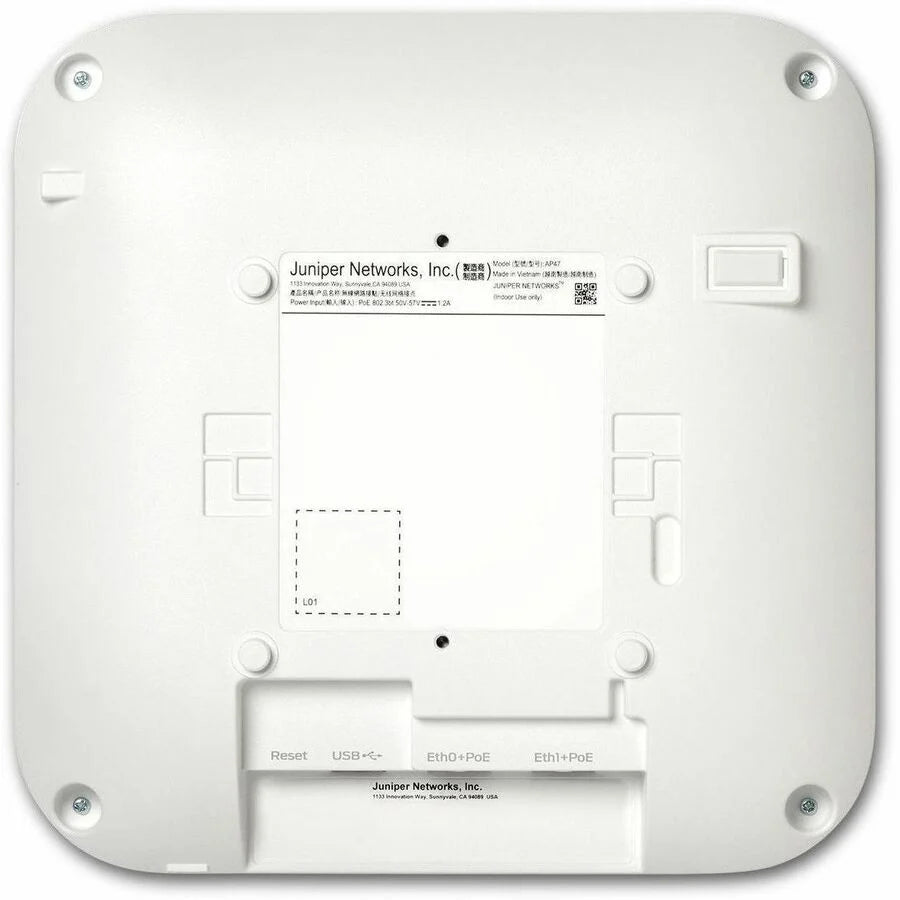 Mist AP47D Tri Band Wi-Fi 7 IEEE 802.11 a/b/g/n/ac/ax/be 28.80 Gbit/s Wireless Access Point - Indoor