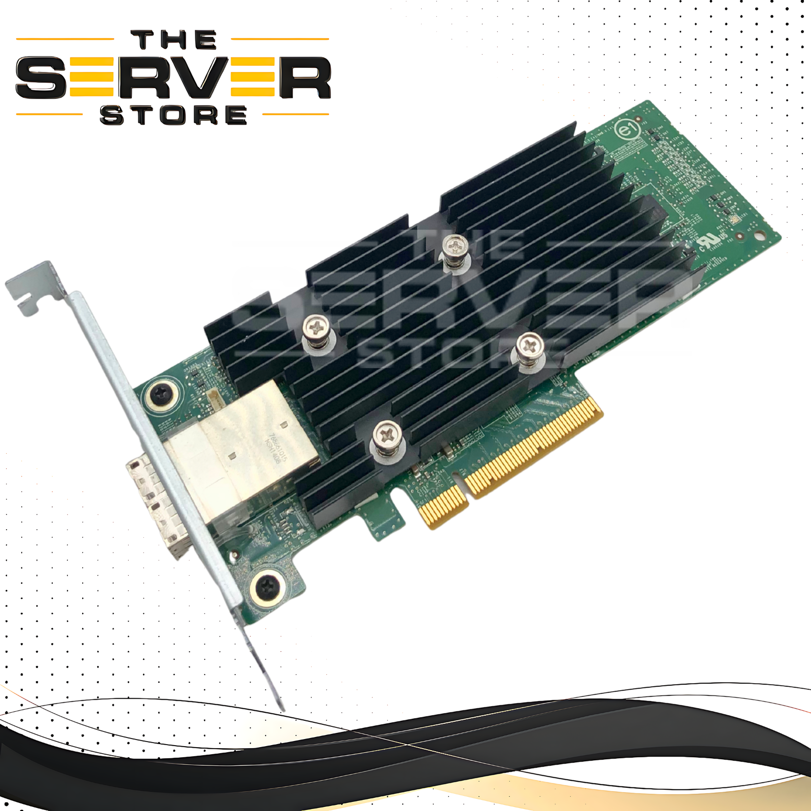 Dell 12Gb/s Dual-Port SAS External Host Bus Adapter (HBA) Controller Card with High Profile Bracket. P/N: 2PHG9, 02PHG9.
