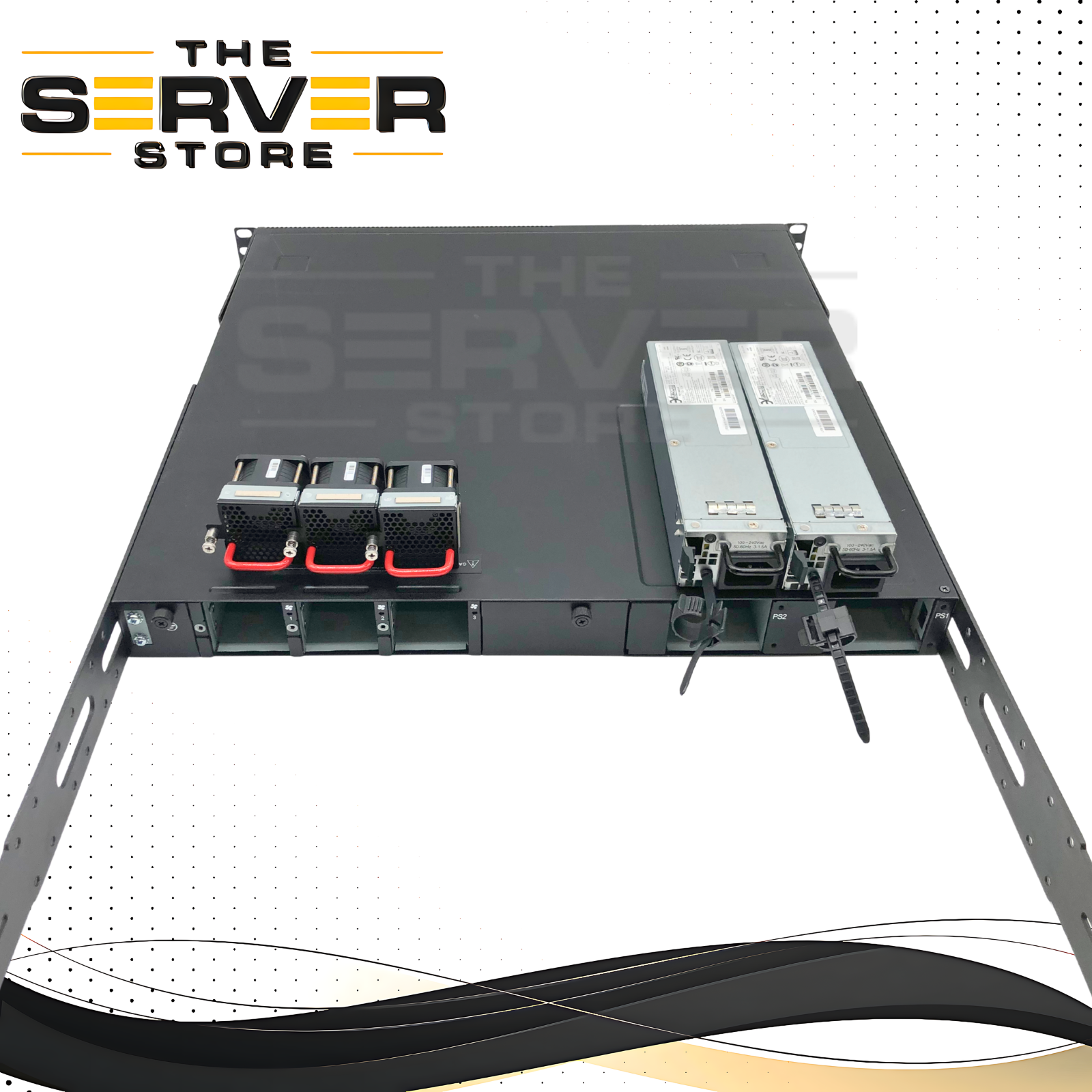 Edge-Core EPS201 48x1GBASE-T, 4x 10G/25G SFP28, 2x 100G QSFP28 L2/L3 Network Switch with Port-to-Power (Front-to-Back) Airflow. P/N: AS4630-54TE-O-AC-F.