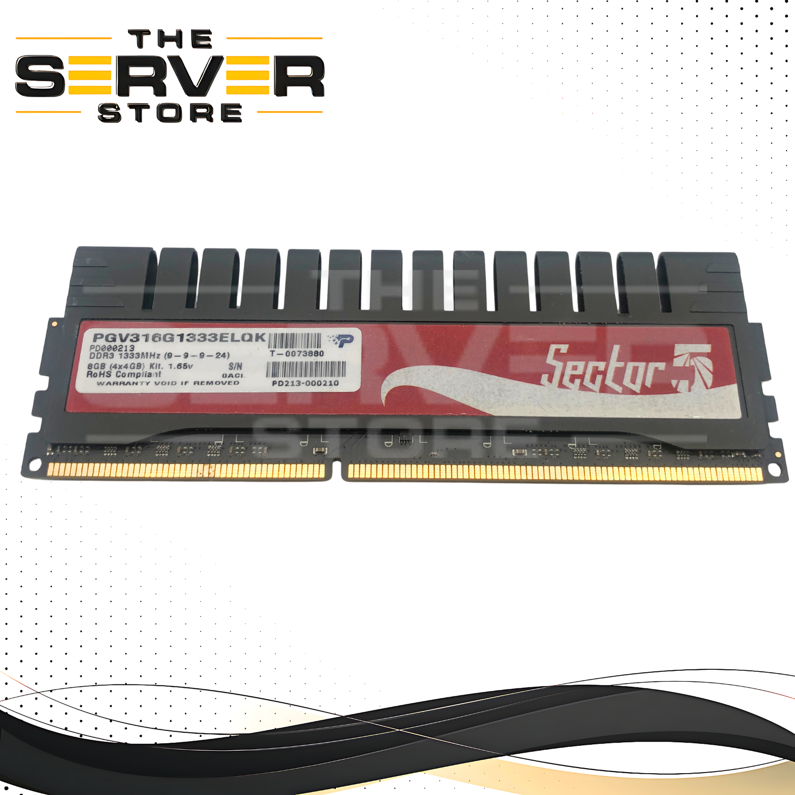 Patriot G Series Sector 5 4GB DDR3 1333MHz PC3-10600 RAM PGV316G1333ELQK