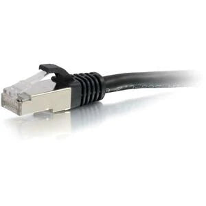 C2G-9ft Cat6a Snagless Shielded (STP) Network Patch Cable - Black