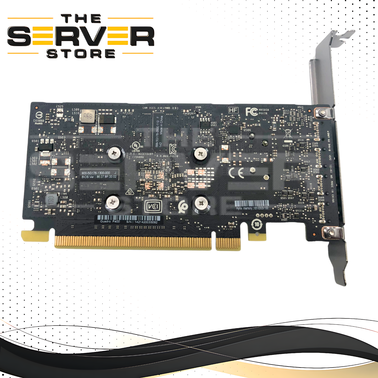 NVIDIA Quadro P400 2GB GDDR5 High Profile PCIe Graphics Card 699-5G178-0500-110
