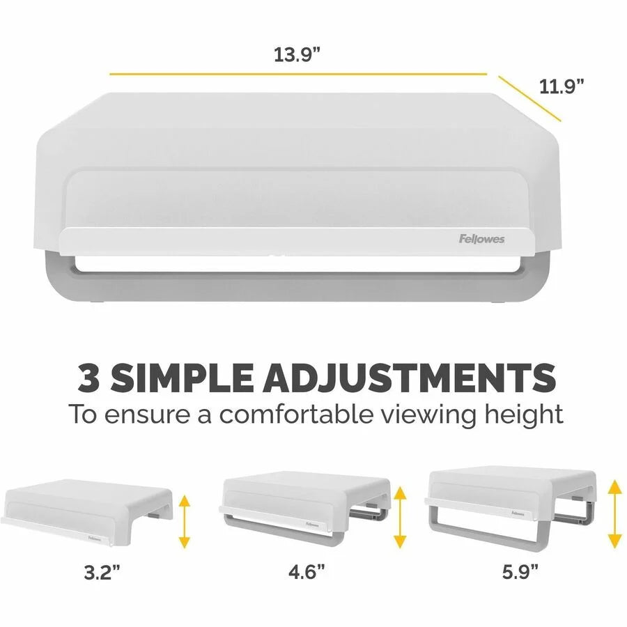 Fellowes Breyta Monitor Stand - White