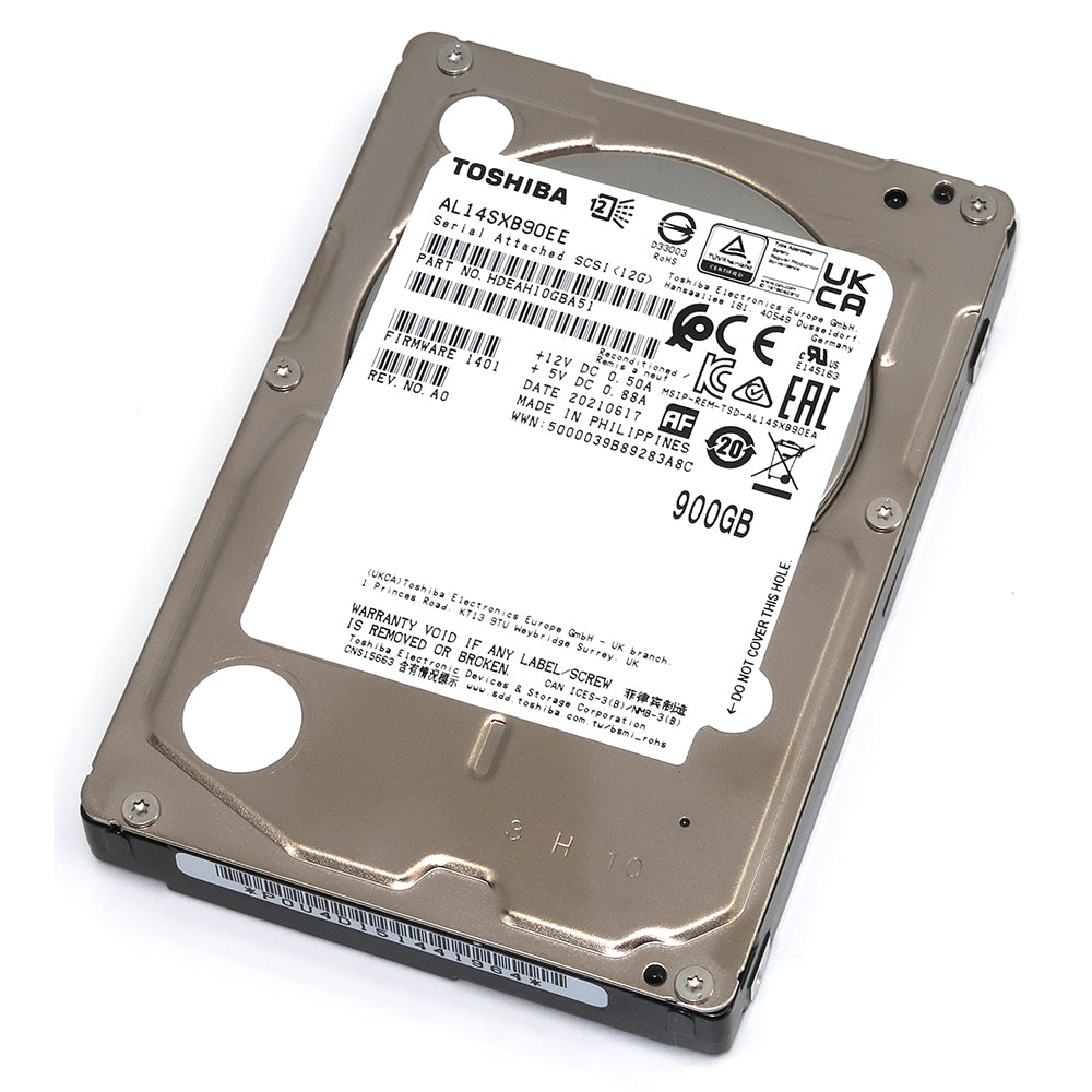Toshiba AL14SXB AL14SXB90EE 900GB 15K RPM SAS 12Gb/s 512e 2.5in Refurbished HDD