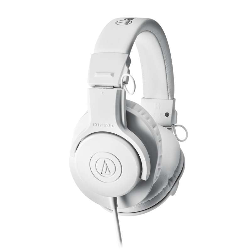 Audio Technica ATH-M20x Professional Monitor Headphone, White
