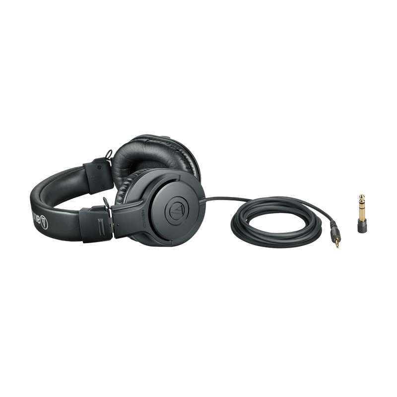 Audio Technica ATH-M20x Professional Monitor Headphone, Black