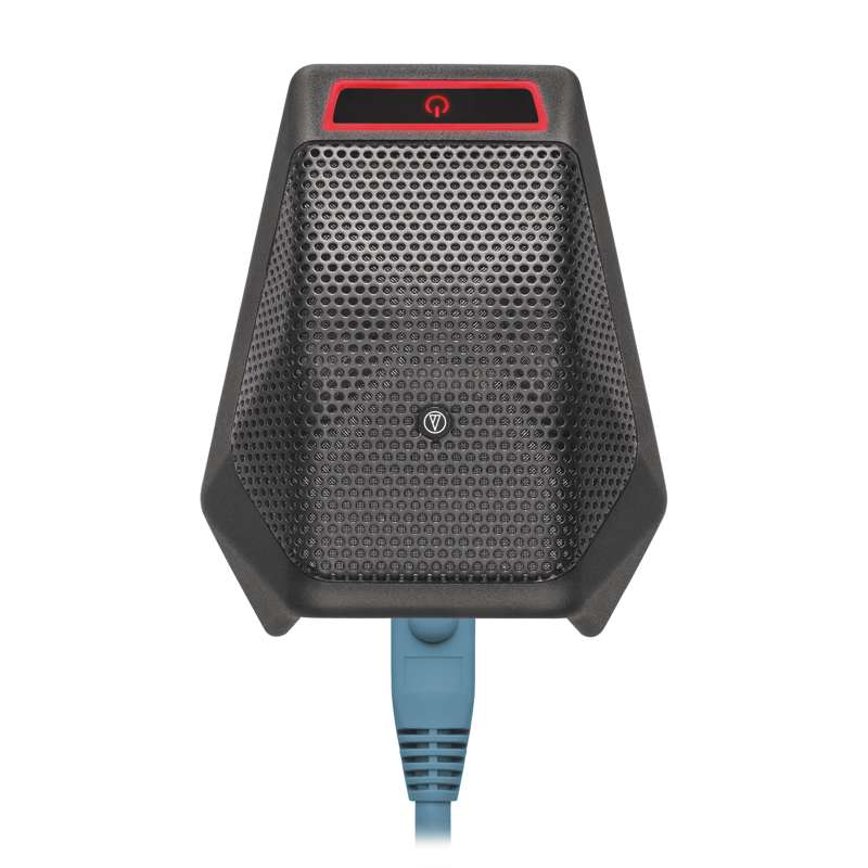 Audio Technica ATND971a Cardioid Condenser Boundary Microphone with Dante Network Output
