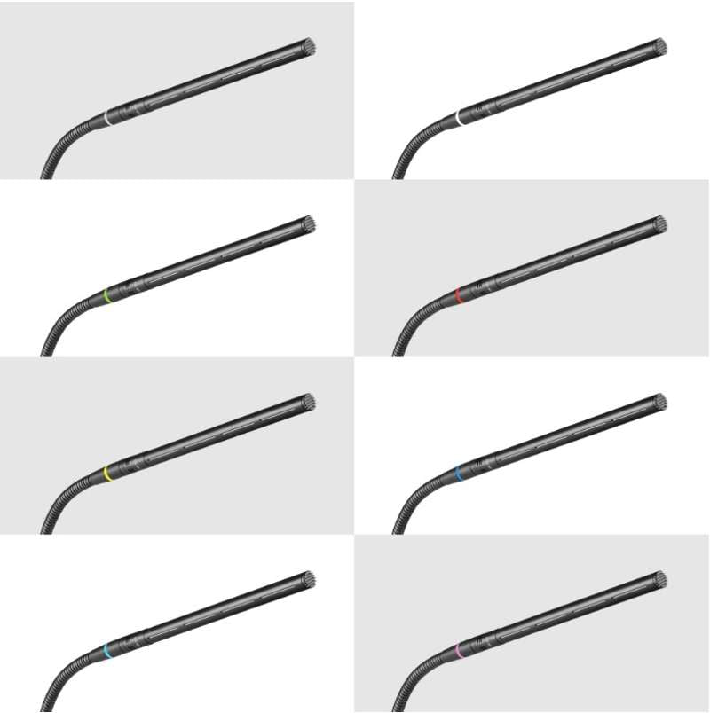 Audio Technica ES925ML12/FM5 MicroLine Condenser Gooseneck Microphone with 5‑Pin Flush‑Mount Power Module, 231 mm (9.08") Gooseneck