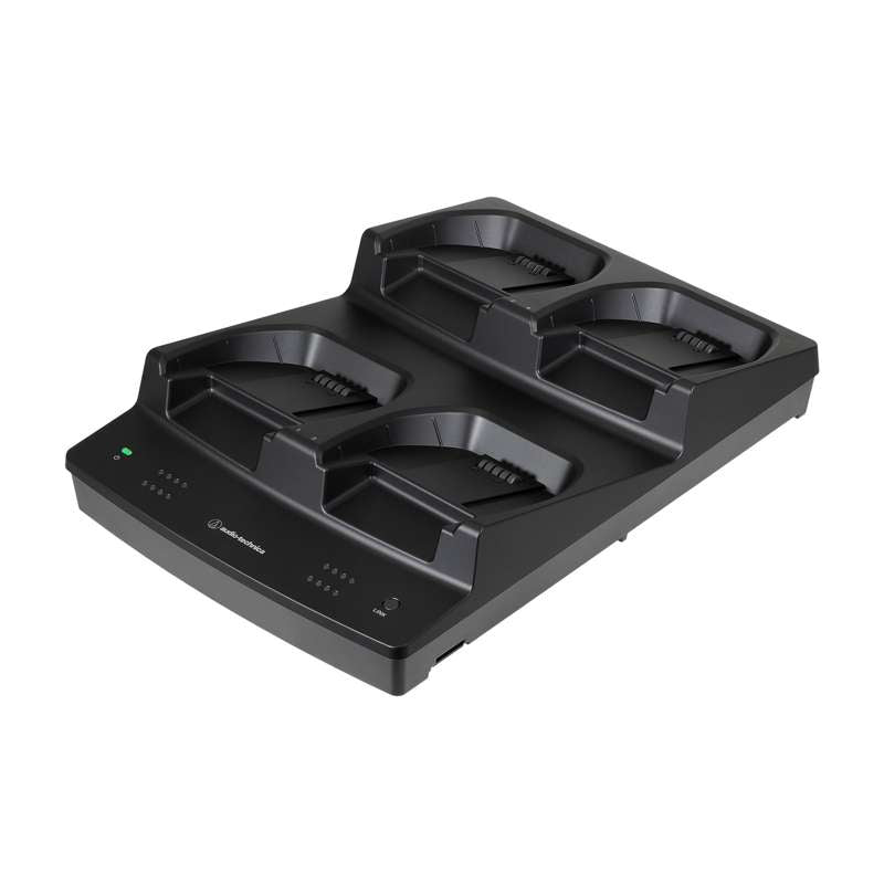 Audio Technica ESW‑CHG5 Four‑Bay Desk Stand and Boundary Charging Station for Engineered Sound Wireless