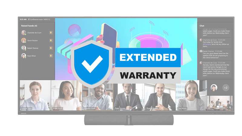 Avocor Two-year (2) extended warranty for a total of five (5) years warranty for E Series 92" Display