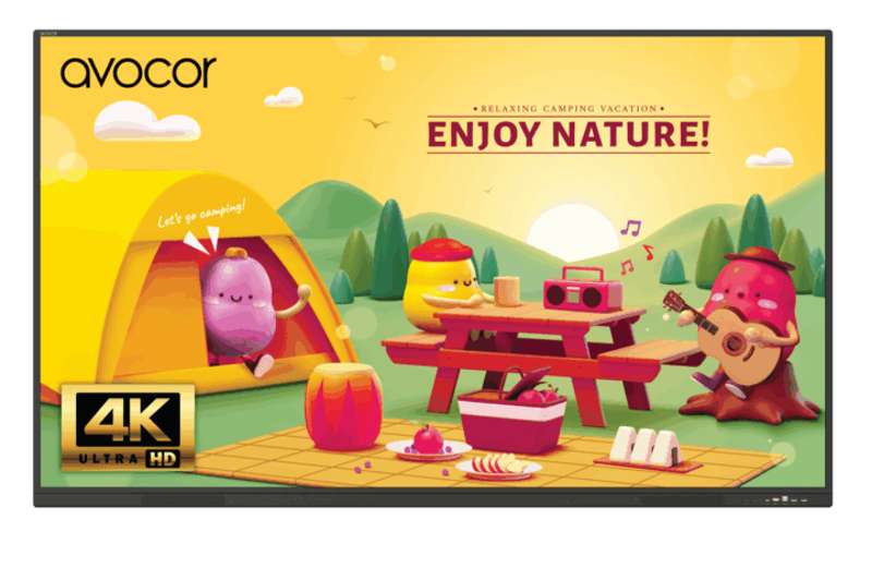 Avocor S-Series 75" 4K IR LED Interactive Display, EDLA