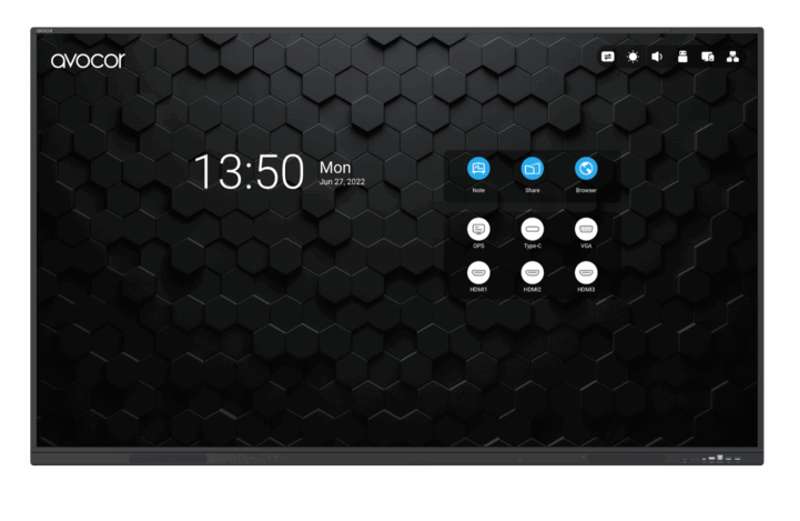 Avocor S-Series 86" 4K IR LED Interactive Display, EDLA