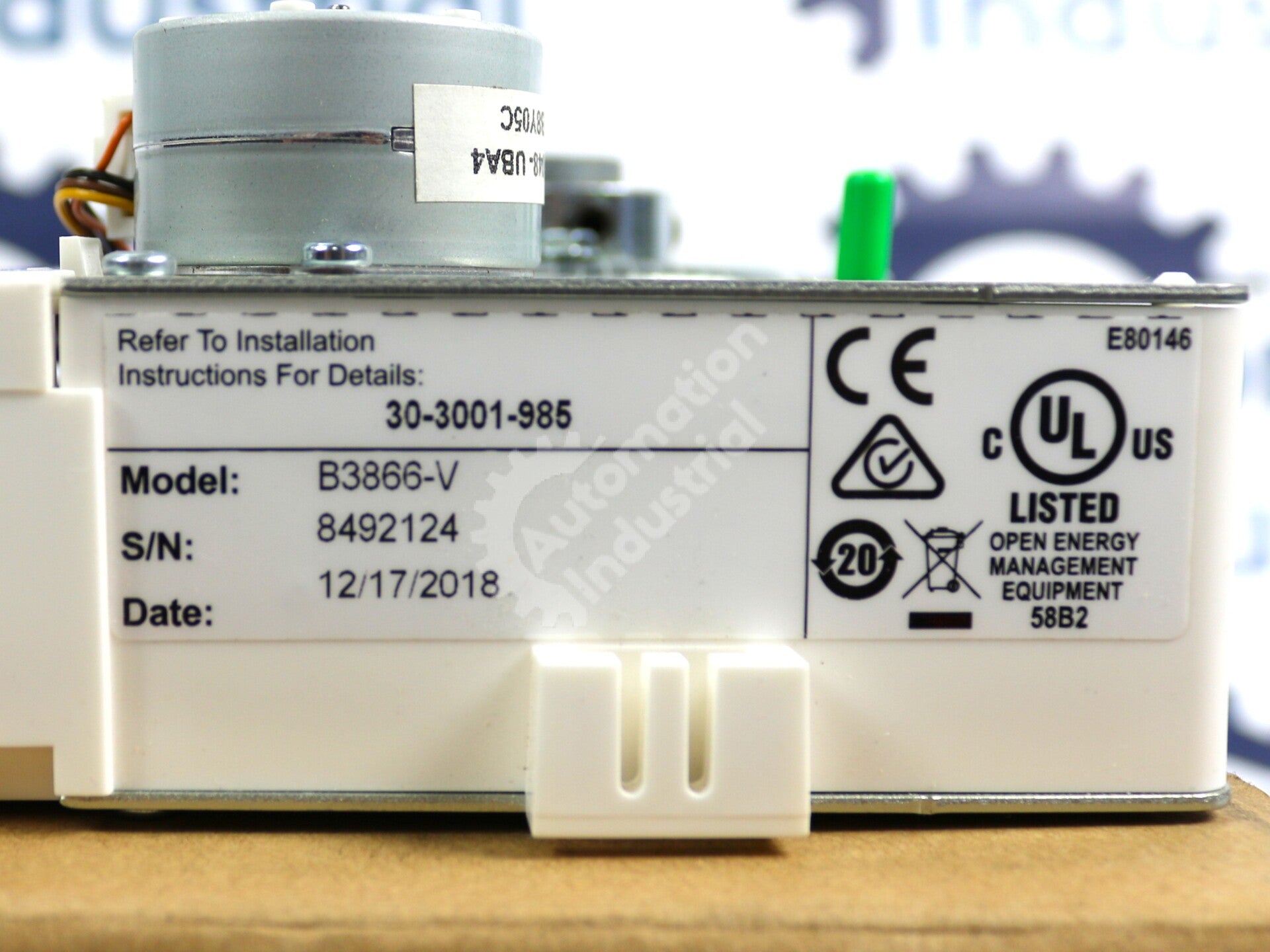 B3866-V By Schneider Electric BACnet Controller with Built-In Actuator NSFP