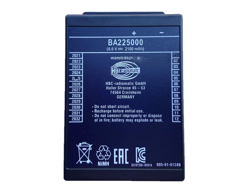 BA225000 BA225001 HBC Remote Control Battery for Industrial Remote Systems