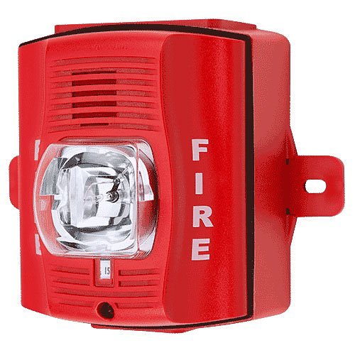 System Sensor P2RHK-120 SpectrAlert Advance Outdoor 120VAC Red Horn Strobe FIRE Marked