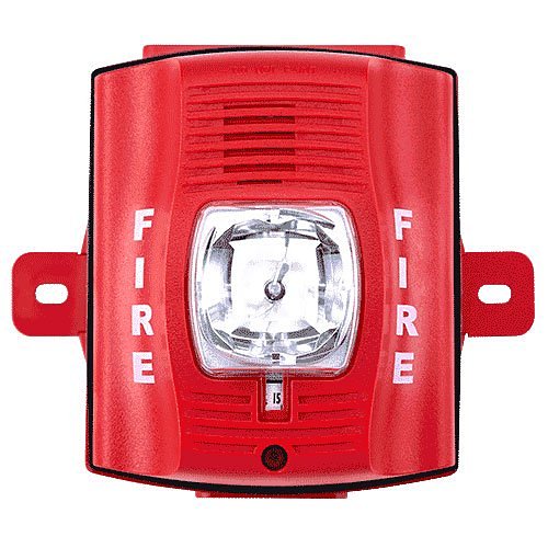 System Sensor P2RHK-120 SpectrAlert Advance Outdoor 120VAC Red Horn Strobe FIRE Marked
