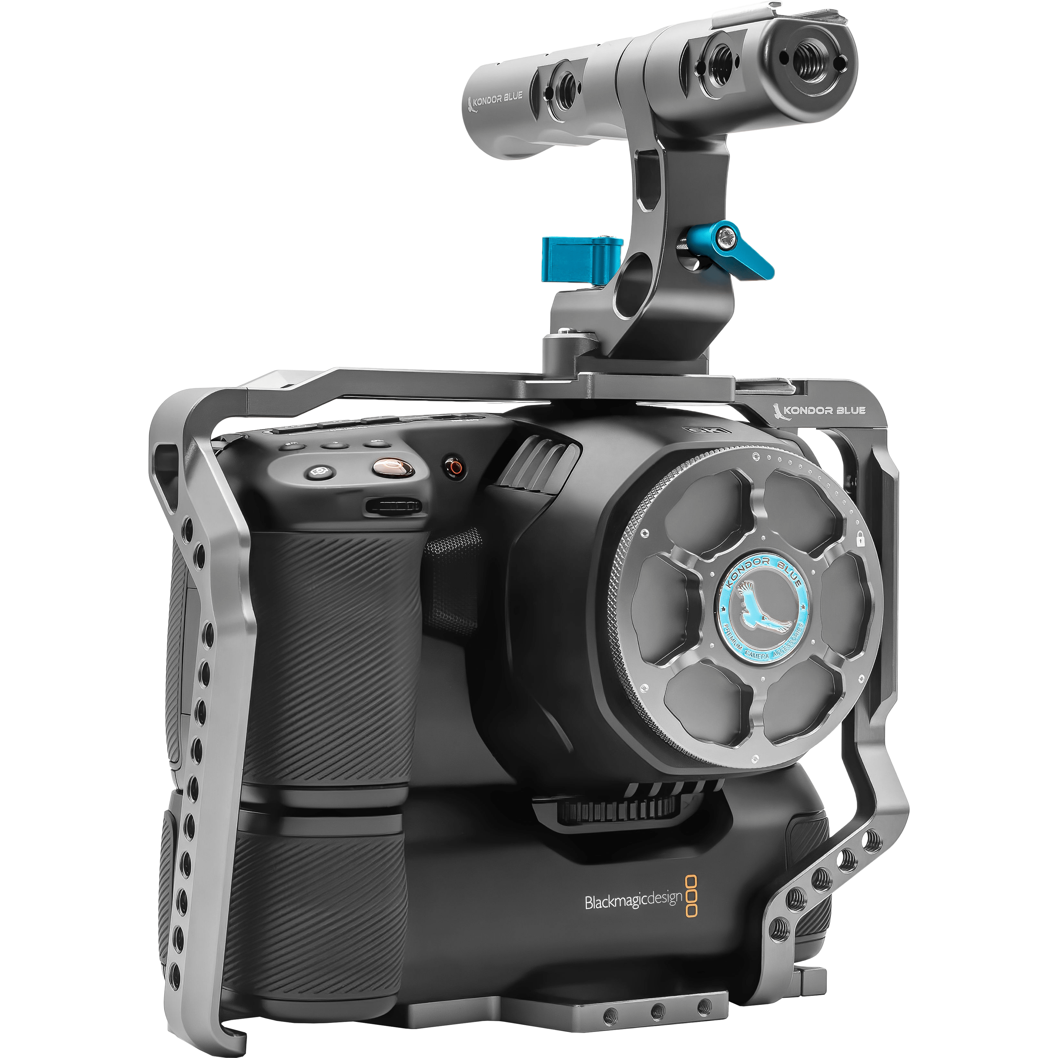 Kondor Blue BMPCC4K/6K Battery Grip Cage Mod Kit