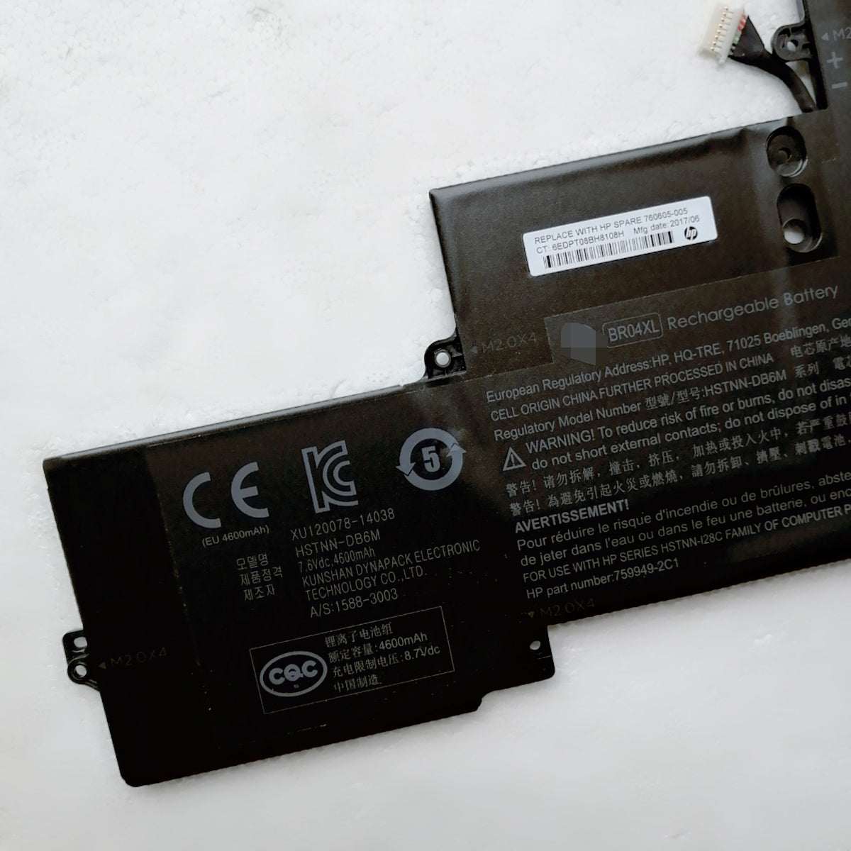 BR04XL HSTNN- DB6M Battery For Hp EliteBook 1020 G1 EliteBook 1030 G1