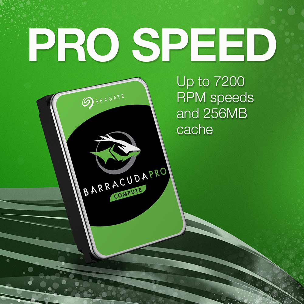 Seagate BarraCuda Pro ST12000DM001 12TB 7.2K RPM SATA 6Gb/s 512e 3.5in Hard Drive