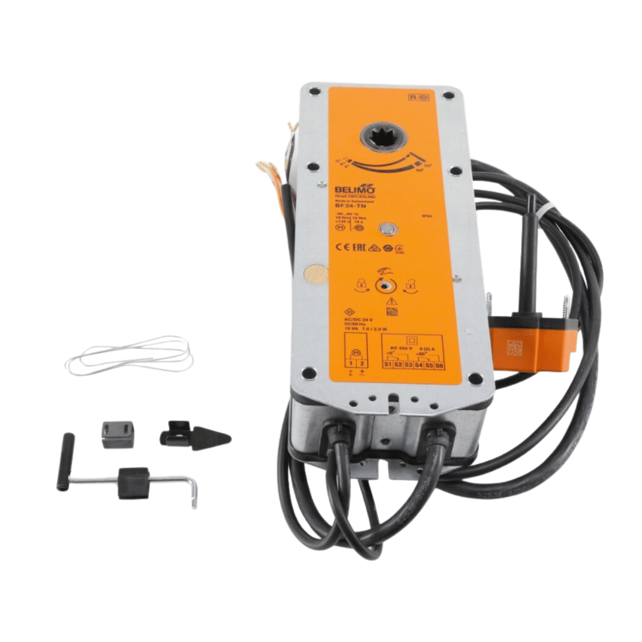 BF24-TN | Belimo Fire Damper Actuator Spring Return 24V With Auxiliary Switches