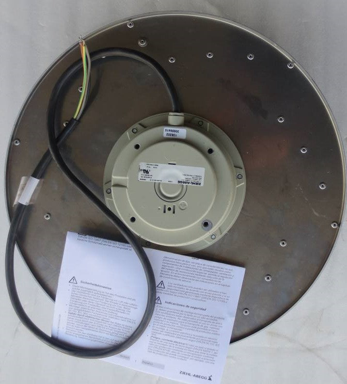 Brand new RH40M-4EK.4F.1R ZIEHL-ABEGG centrifugal fan 230V 2.2A 0.49kw