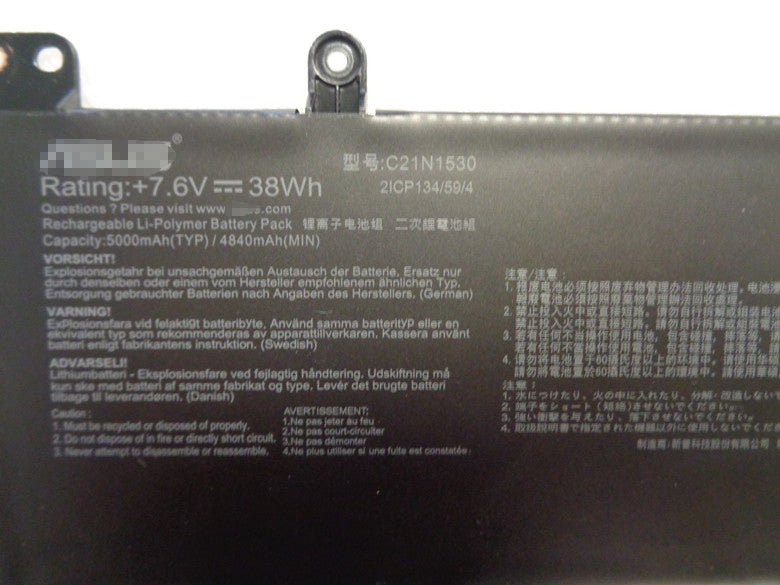 C21N1530 Battery for Asus Chromebook C202 C202SA C202SA-2A C202SA-3A 38Wh 7.6V