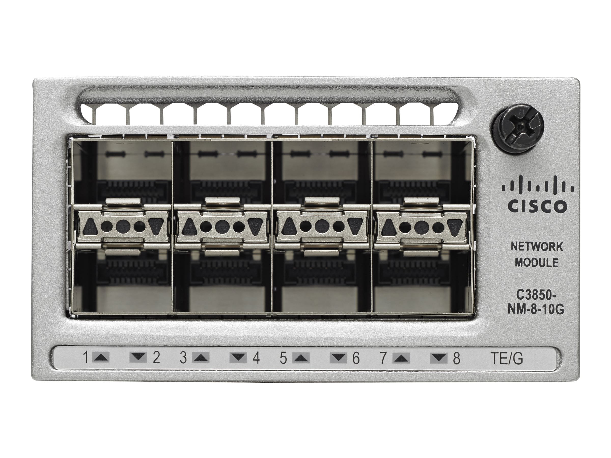 Cisco C3850-NM-8-10G 8-Port 10 Gigabit SFP+ Network Module for Catalyst 3850 Series Switches