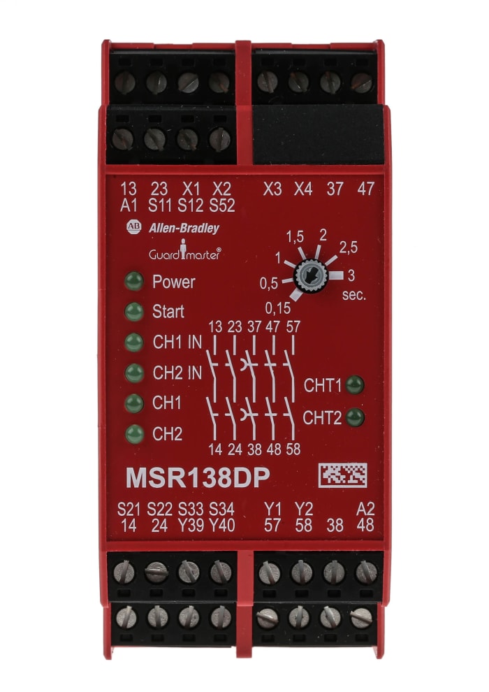 MSR138DP | Allen-Bradley Safety Relay 24V