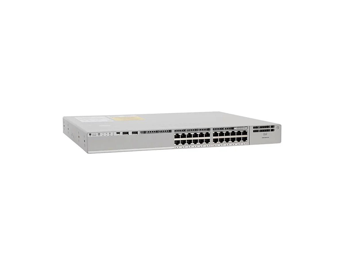 Cisco Catalyst C9200-24P-E 24-Port Full PoE+ Switch with Modular Uplinks, Network Essentials